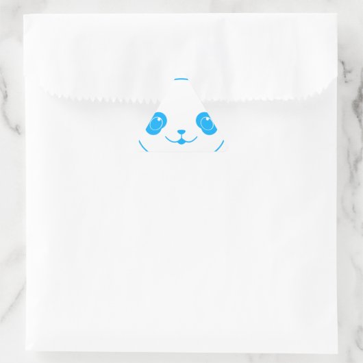 Blue Kawaii Panda Bear Sticker (Tas)