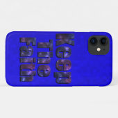 Blue Keep the Faith Logo, Case-Mate iPhone Case (Achterkant (horizontaal))