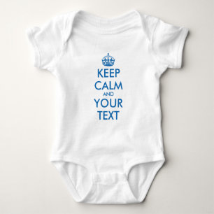 Blue KeepCalm-baby baby-trainingspak Romper
