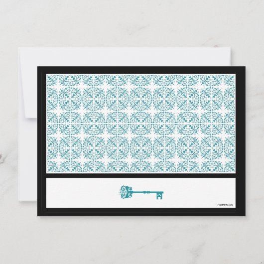 Blue Key Moving Announcement Aankondiging (Achterkant)