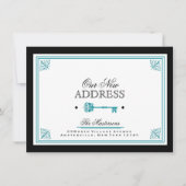 Blue Key Moving Announcement Aankondiging (Voorkant)