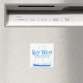 Blue Key West Sailing Magneet (Insitu (Vaatwasser))
