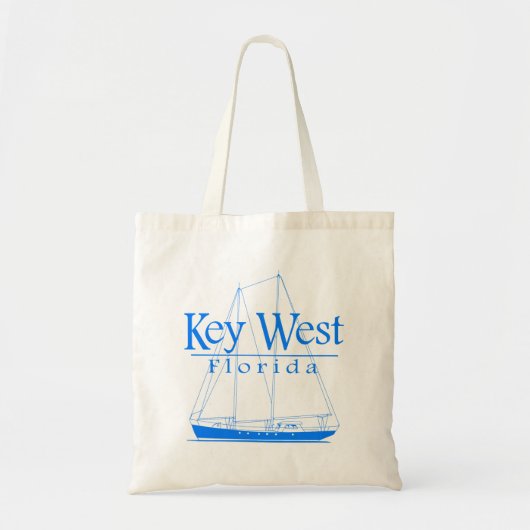 Blue Key West Sailing Tote Bag (Voorkant)