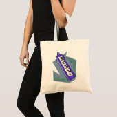 Blue Keytar portable 80s toetsenbordpiano-afbeeldi Tote Bag (Voorkant (product))