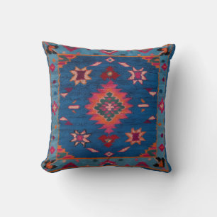 Blue Kilim Lumbar Kussens: een chique toevoeging Kussen