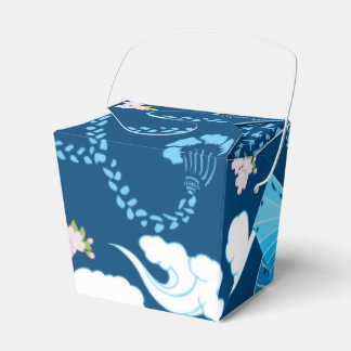 Blue Kimono Favor Box Bedankdoosjes