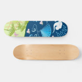 Blue Kimono Persoonlijk Skateboard (Horizontaal)