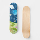Blue Kimono Persoonlijk Skateboard (Voorkant)