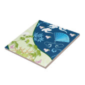 Blue Kimono Tegeltje (Zijkant)