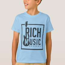 Blue Kinder T-Shirt Rich Music School