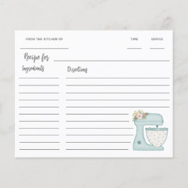 Blue Kitchen stand Mixer Recipe