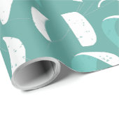 Blue Kiteboarding thema Cadeaupapier (Rol Hoek)