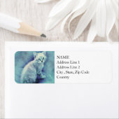 Blue Kitten | ABSTRACT | WATERVERF Etiket (Insitu)