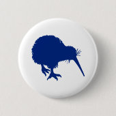 Blue Kiwi Ronde Button 5,7 Cm (Voorkant)