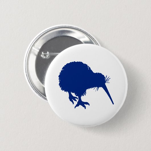 Blue Kiwi Ronde Button 5,7 Cm (Voorkant /achterkant)