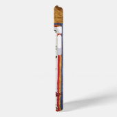 BLUE KNIGHT MEDIEVAL PARCHMENT MONOGRAM Case-Mate iPhone CASE (Achterkant / Links)