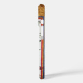 BLUE KNIGHT MEDIEVAL PARCHMENT MONOGRAM Case-Mate iPhone CASE (Achterkant / Links)