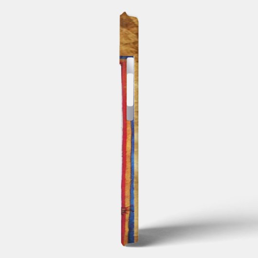 BLUE KNIGHT MEDIEVAL PARCHMENT MONOGRAM Case-Mate iPhone CASE (Achterkant / Links)