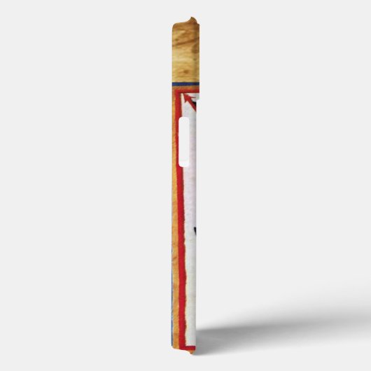 BLUE KNIGHT MEDIEVAL PARCHMENT MONOGRAM Case-Mate iPhone CASE (Achterkant / Rechts)