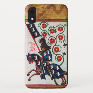 BLUE KNIGHT MEDIEVAL PARCHMENT MONOGRAM Case-Mate iPhone CASE