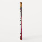 BLUE KNIGHT MEDIEVAL PARCHMENT MONOGRAM Case-Mate iPhone CASE (Achterkant/links)