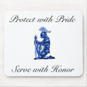 Blue Knight muis pads Muismat (Voorkant)