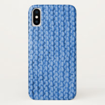Blue Knit Pattern