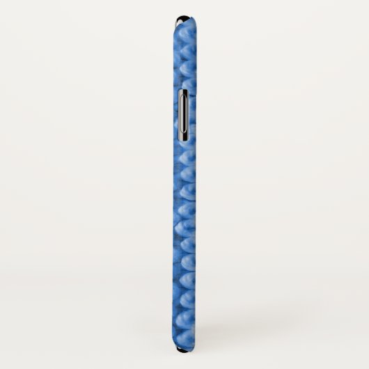 Blue Knit Pattern Case-Mate iPhone Case (Achterkant / rechts)