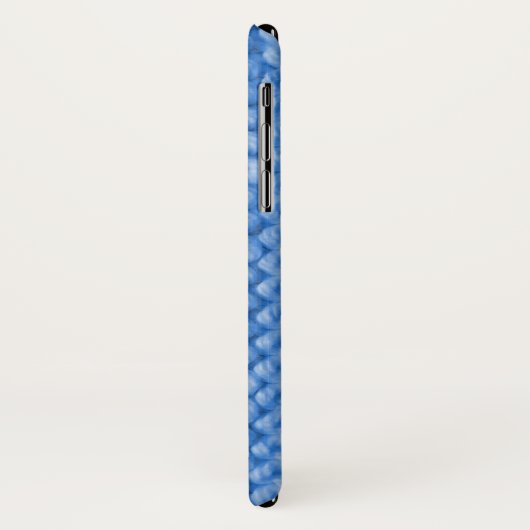 Blue Knit Pattern Case-Mate iPhone Case (Achterkant/links)