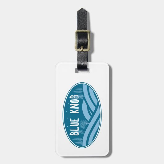 Blue Knob Pennsylvania Outdoors Bagagelabel (Voorkant verticaal)