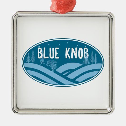 Blue Knob Pennsylvania Outdoors Metalen Ornament (Voorkant)