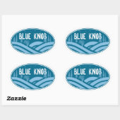 Blue Knob Pennsylvania Outdoors Ovale Sticker (Vel)