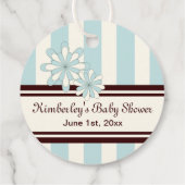 Blue Koala Boy Baby shower / Verjaardag Dank u Bedankjes Labels (Achterkant)