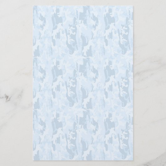 Blue Koala Mongram Letter K Lined Briefpapier (Achterkant)