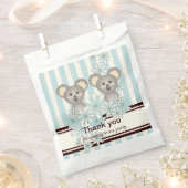 Blue Koala Twin Baby shower / Kinderverjaardagsfee Bedankzakje (Geknipt)
