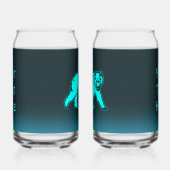 Blue Kodiak-Beer Blikvorm Glas (Rechts)
