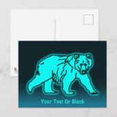 Blue Kodiak-Beer Briefkaart (Voorkant / Achterkant)