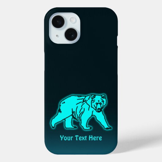 Blue Kodiak-Beer Case-Mate iPhone Case (Achterkant)
