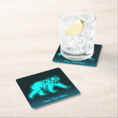 Blue Kodiak-Beer Kartonnen Onderzetters (Insitu)