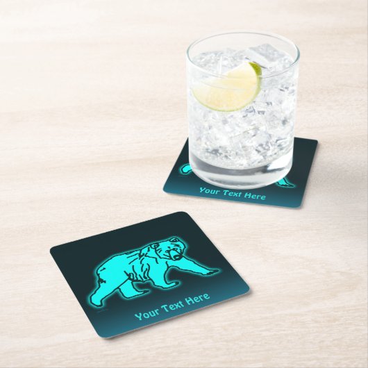 Blue Kodiak-Beer Kartonnen Onderzetters (Insitu)