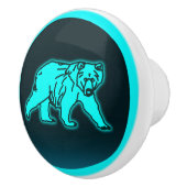 Blue Kodiak-Beer Keramische Knop (Rechts)