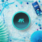 Blue Kodiak-Beer Papieren Kommen (Feest)