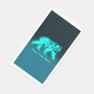Blue Kodiak-Beer Servet