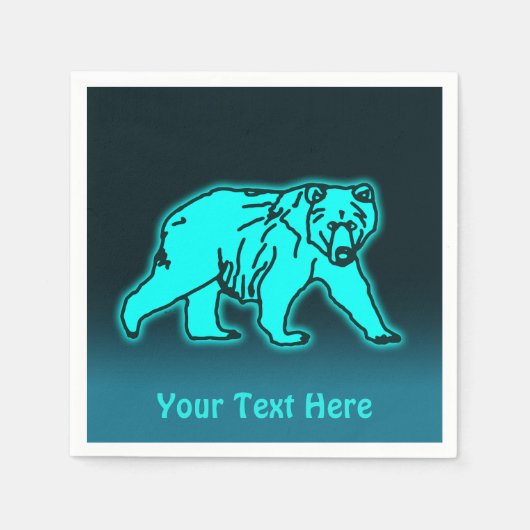 Blue Kodiak-Beer Servet (Voorkant)