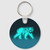 Blue Kodiak-Beer Sleutelhanger (Voorkant)