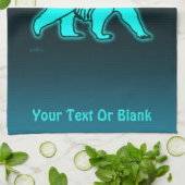 Blue Kodiak-Beer Theedoek (Gevouwen)