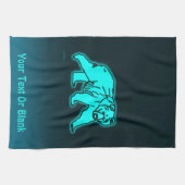 Blue Kodiak-Beer Theedoek (Horizontaal)