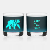 Blue Kodiak-Beer Whisky Glas (Voorkant)