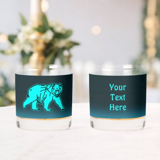 Blue Kodiak-Beer Whisky Glas (Insitu (Huwelijk))