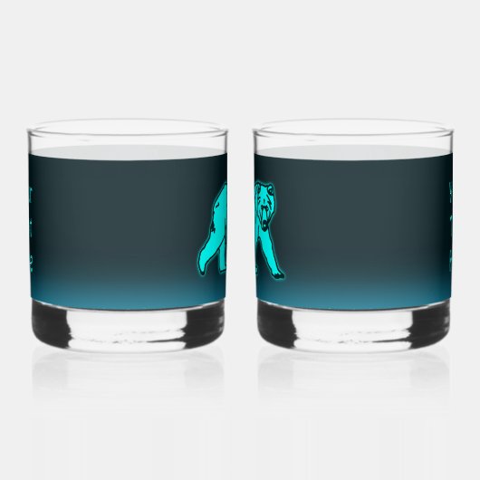Blue Kodiak-Beer Whisky Glas (Rechts)